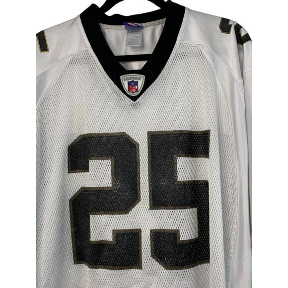 Reebok NFL New Orleans Saints Reggie Bush #25 On Field Jersey XL White 7649 - Picture 7 of 9